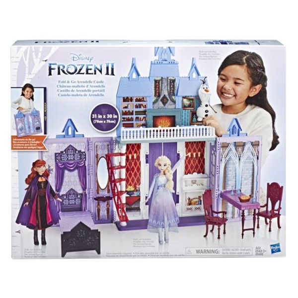 Lâu đài búp bê Disney Frozen 2 Portable Arendelle Castle Playset