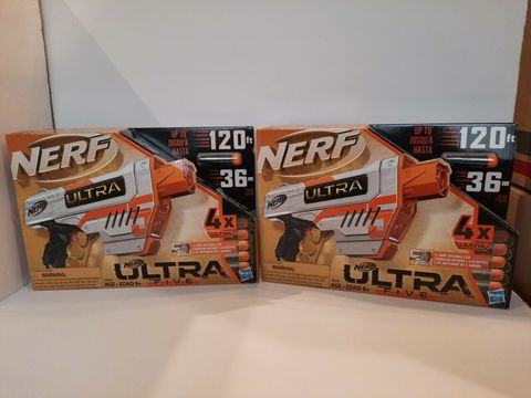  Súng Nerf Ultra Five Blaster 4-Dart Internal Clip 