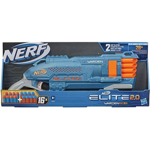  Súng đồ chơi trẻ em NERF N-STRIKE ELITE 2.0 WARDEN DB-8 BLASTER E9960 