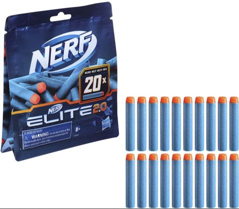  Túi 20 viên đạn súng Nerf 2.0 Hasbro Nhật Bản 