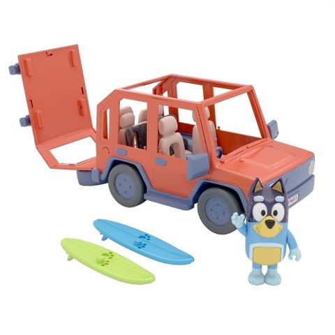  Bluey Heeler 4WD Family Cruiser Playset 