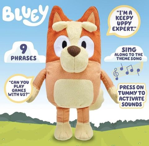  Gấu bông Bingo có phát nhạc Bluey Sound Effects Talking Bingo Stuffed Plush 