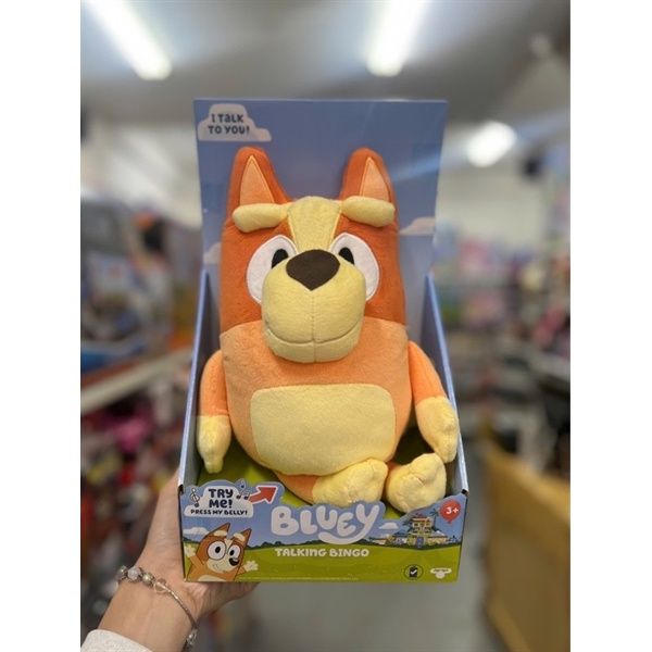 Gấu bông Bingo có phát nhạc Bluey Sound Effects Talking Bingo Stuffed Plush
