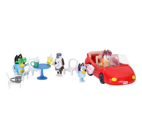  Bộ đồ chơi Bluey Vehicle and 4 Figure Pack, Escape Convertible 