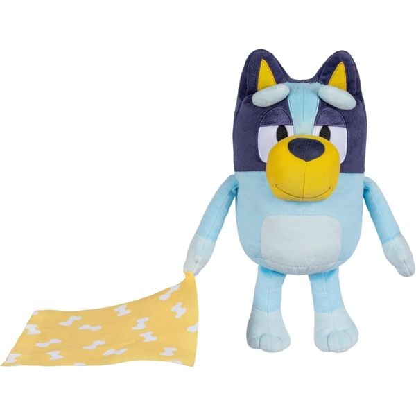 Gấu bông Bluey có pin phát nhạc Bluey Sleepy Time 13 Inch Plush with Blanket