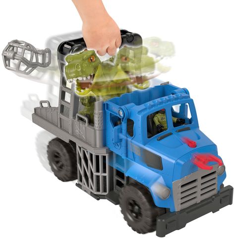  Ô tô đồ chơi Jurassic World Dominion Imaginext Break Out Dino Hauler Figure Set 