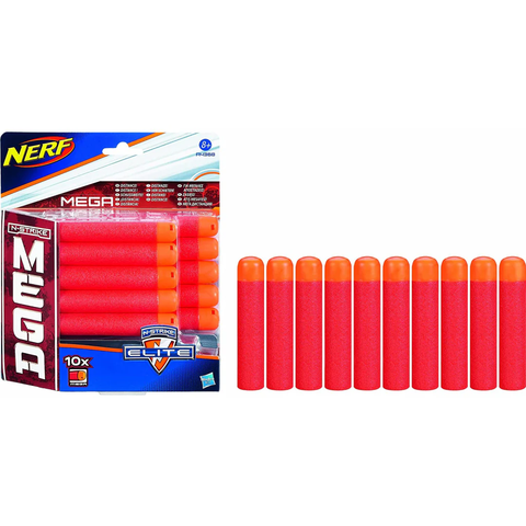  Đồ chơi đạn xốp Nerf N-Strike Mega Dart Refill (10 pack) 