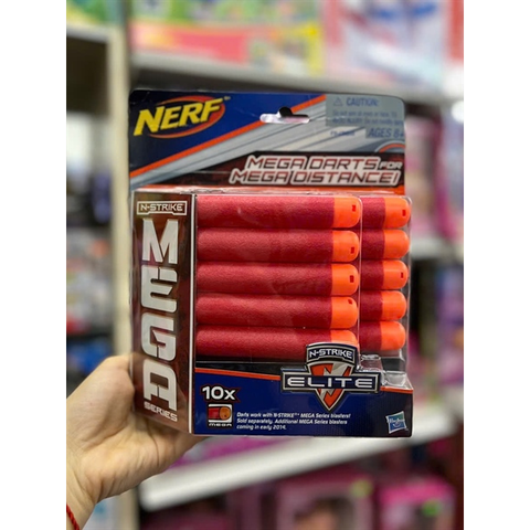  Đồ chơi đạn xốp Nerf N-Strike Mega Dart Refill (10 pack) 