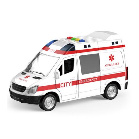  WY590A - Xe cấp cứu có đèn nhạc 1:16 