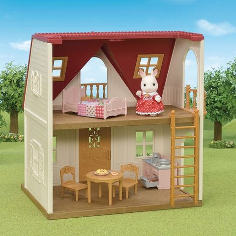  Đồ chơi Nhà Mái Đỏ Của Thỏ Epoch Sylvanian Families EP-5567 Red Roof Cosy Cottage 