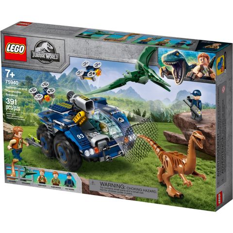  LEGO Jurassic World Gallimimus and Pteranodon Breakout 75940 Building Set (391 Pieces) 
