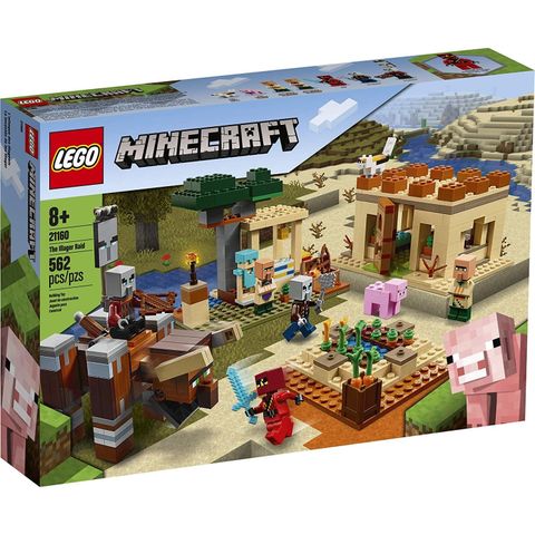  LEGO Minecraft The Villager Raid 21160 Building Toy Action Playset 