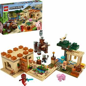  LEGO Minecraft The Villager Raid 21160 Building Toy Action Playset 