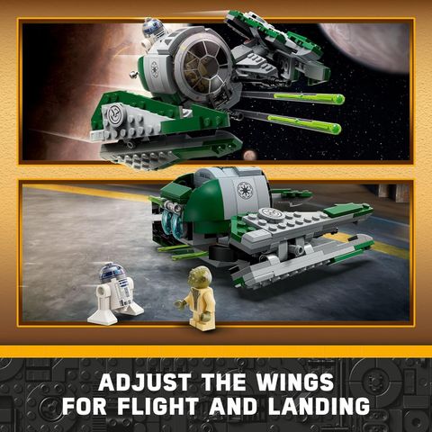  Đồ chơi lắp ghép LEGO 75360 Yoda's Jedi Starfighter Set 