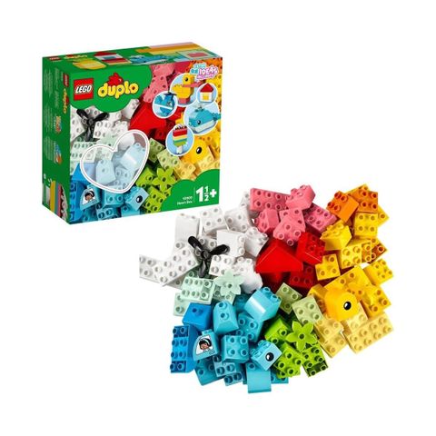  Đồ chơi lắp ghép LEGO 10909 DUPLO Classic Heart Box Bricks Toy for Toddlers 