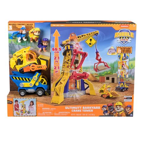  Bộ đồ chơi PAW Patrol Rubble & Crew Barkyard Crane Tower Playset 1785071 