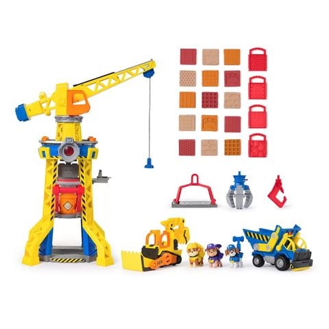  Bộ đồ chơi PAW Patrol Rubble & Crew Barkyard Crane Tower Playset 1785071 