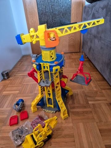  Bộ đồ chơi PAW Patrol Rubble & Crew Barkyard Crane Tower Playset 1785071 