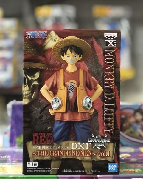 One Piece Film RED Monkey D. Luffy DXF The Grandline Men Vol.1 Banpresto - ‎B0B3HRLLN5 