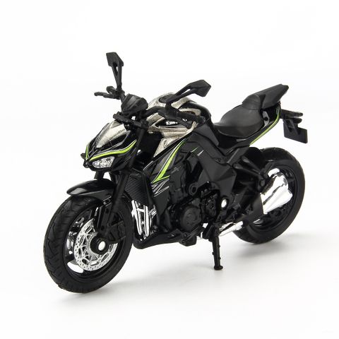  Mô hình xe mô tô Kawasaki Z1000 R 1:18 Welly- 12846PW- Green 