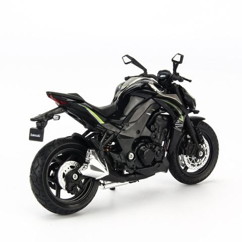  Mô hình xe mô tô Kawasaki Z1000 R 1:18 Welly- 12846PW- Green 