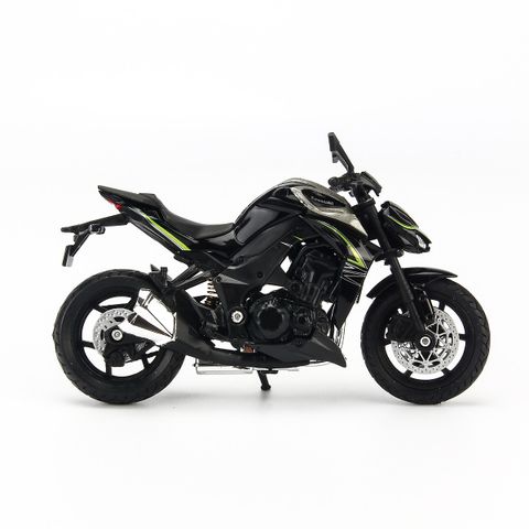  Mô hình xe mô tô Kawasaki Z1000 R 1:18 Welly- 12846PW- Green 