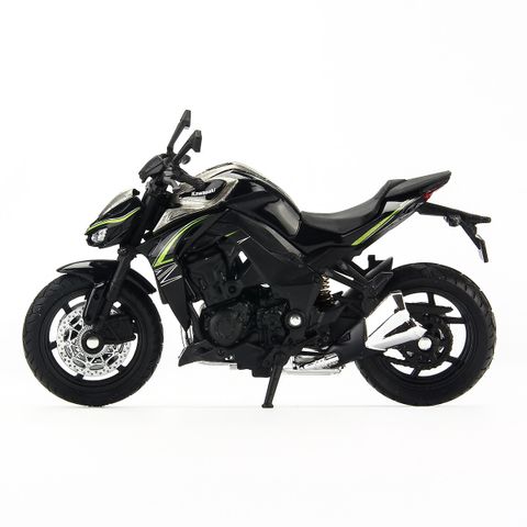  Mô hình xe mô tô Kawasaki Z1000 R 1:18 Welly- 12846PW- Green 