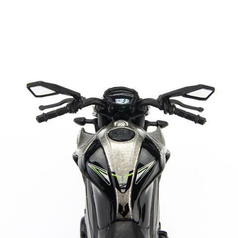  Mô hình xe mô tô Kawasaki Z1000 R 1:18 Welly- 12846PW- Green 