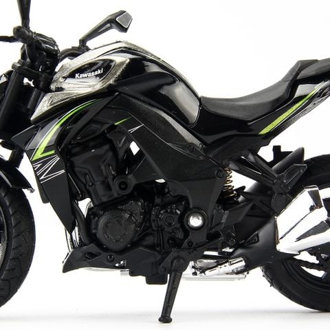  Mô hình xe mô tô Kawasaki Z1000 R 1:18 Welly- 12846PW- Green 