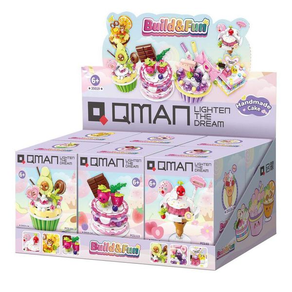 23win08 com lắp ghép Qman Build & Fun 35019 - Handmade Cake