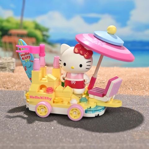  Đồ Chơi Lắp Ráp KEEPPLEY Sanrio Sunbath - Hello Kitty - K20830 