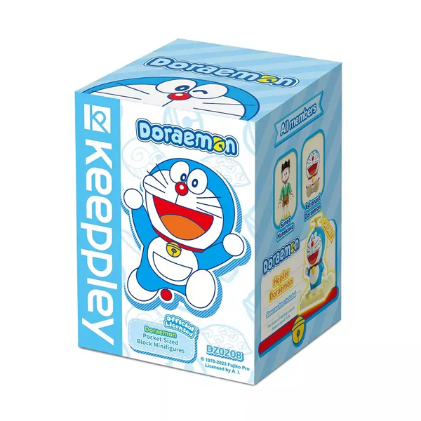 Đồ Chơi Lắp Ráp KEEPPLEY Doraemon hộp mù DZ0208 bằng nhựa an toàn
