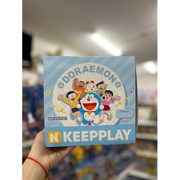 Đồ Chơi Lắp Ráp KEEPPLEY Doraemon hộp mù DZ0208 bằng nhựa an toàn