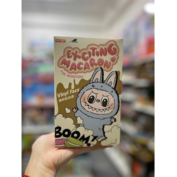 23win08 com mô hình The Monster Tasty Macarons Vinyl Face LABUBU POP MART