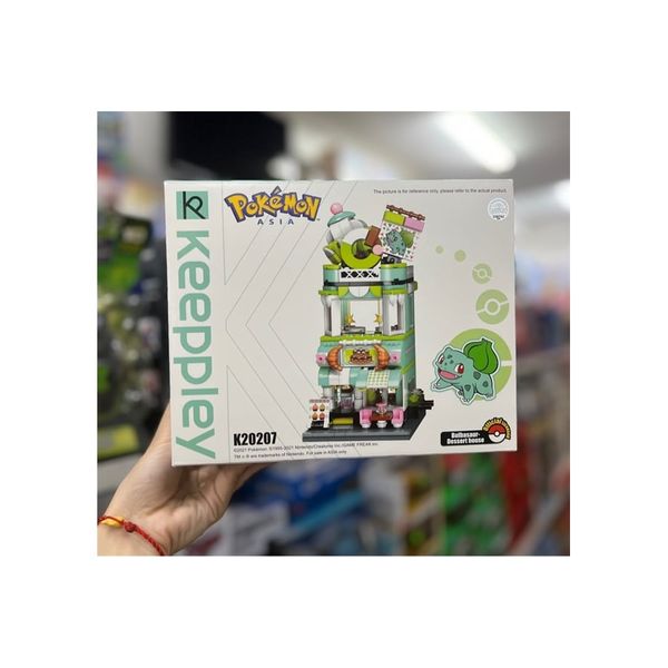 Đồ Chơi Lắp Ráp KEEPPLEY Pokemon- ngôi nhà Bulbasaur K20207