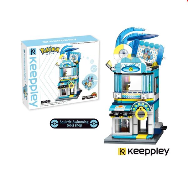 Đồ Chơi Lắp Ráp KEEPPLEY Pokemon - ngôi nhà Squirtle K20208