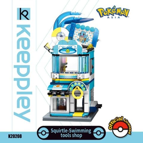  Đồ Chơi Lắp Ráp KEEPPLEY Pokemon - ngôi nhà Squirtle K20208 