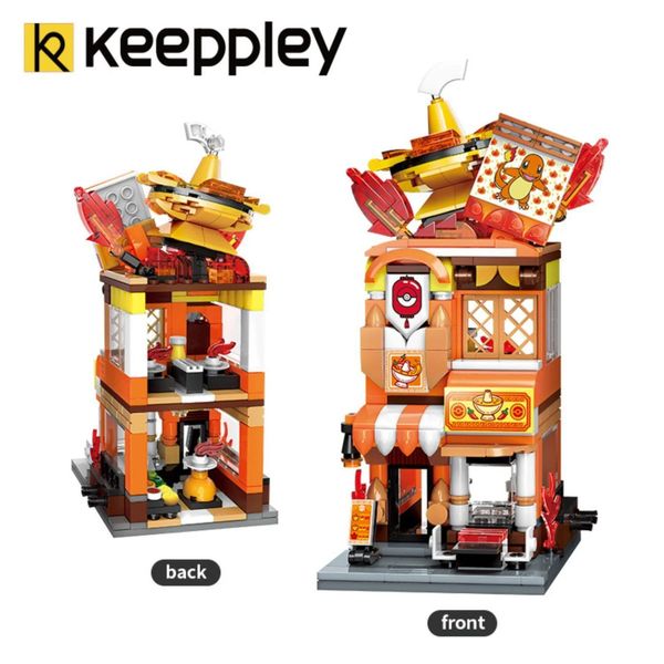  Đồ Chơi Lắp Ráp KEEPPLEY Pokemon - ngôi nhà Charmander K20210 