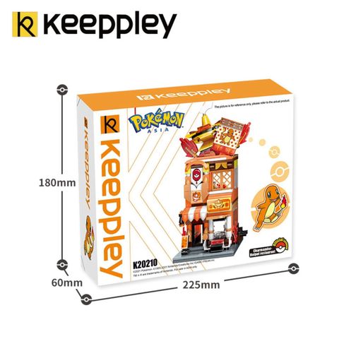  Đồ Chơi Lắp Ráp KEEPPLEY Pokemon - ngôi nhà Charmander K20210 