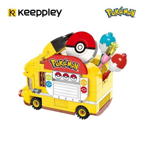  Đồ Chơi Lắp Ráp KEEPPLEY Pokémon - xe Pokeball K20214 