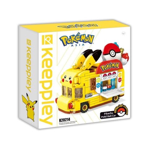  Đồ Chơi Lắp Ráp KEEPPLEY Pokémon - xe Pokeball K20214 