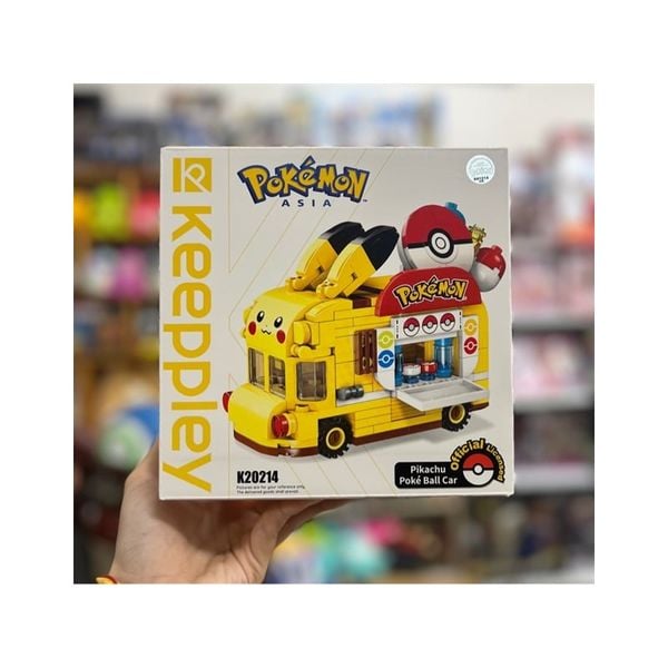 Đồ Chơi Lắp Ráp KEEPPLEY Pokémon - xe Pokeball K20214