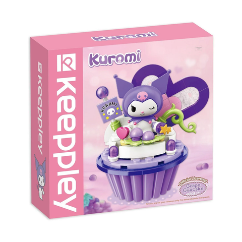  Đồ Chơi Lắp Ráp KEEPPLEY Sanrio Cupcake-Kuromi K20817 