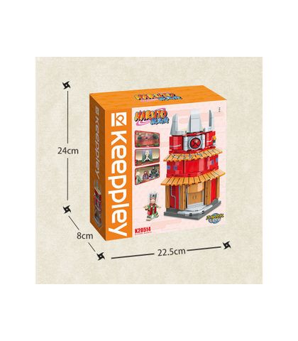  Đồ Chơi Lắp Ráp KEEPPLEY Naruto Hokage Ninja's Office Building K20514 