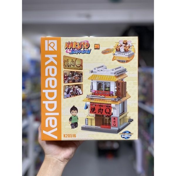 Đồ Chơi Lắp Ráp KEEPPLEY Naruto Barbeque Cabin Q K20516