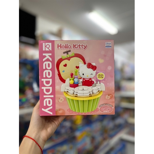 Đồ Chơi Lắp Ráp KEEPPLEY Sanrio Cupcake-Hello Kitty K20813