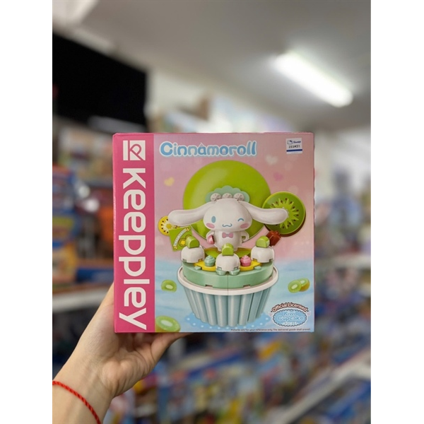 Đồ Chơi Lắp Ráp KEEPPLEY Sanrio Cupcake-Cinnamorall K20815