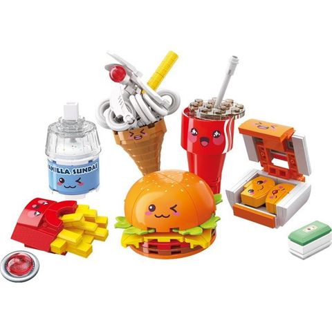  Đồ chơi lắp ráp Qman Build & Fun 35012 - Burger 