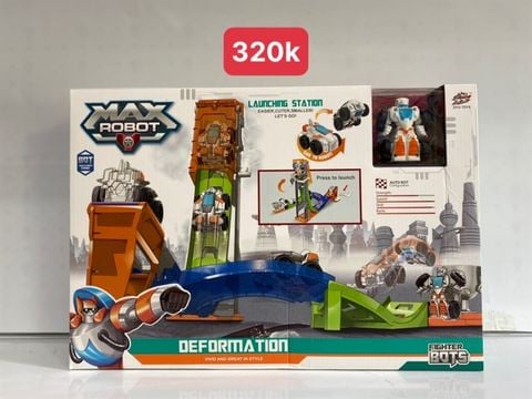  L019-11-Xe Robot Biến Hình (đường ray) 