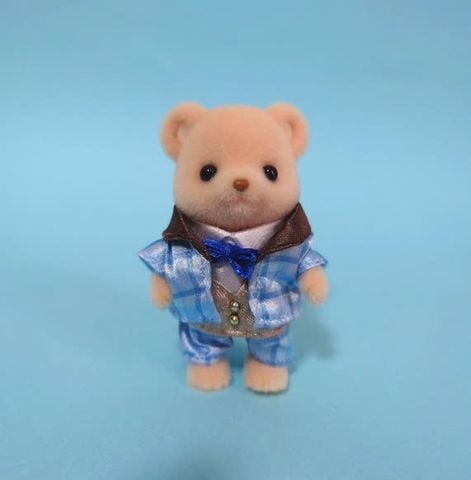  Bộ hai bé thỏ và gấu C-76 Sylvanian Families Epoch ST Mark Certified 